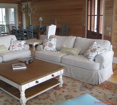 Shabby Chic Living Room Design