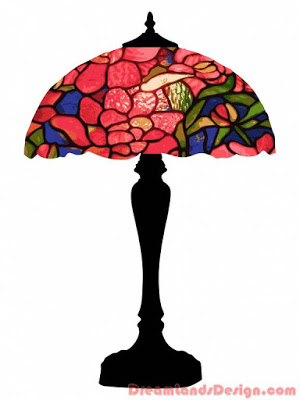 Tiffany Lamp Colorful Clipart