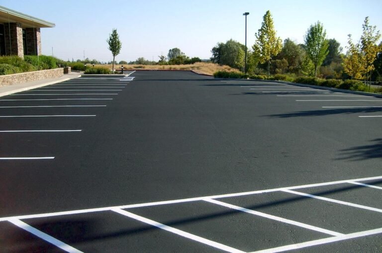 Sealcoating A Parking Lot