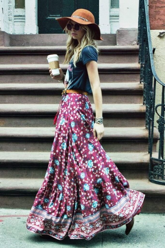 Different Ways of Styling Maxi Skirts