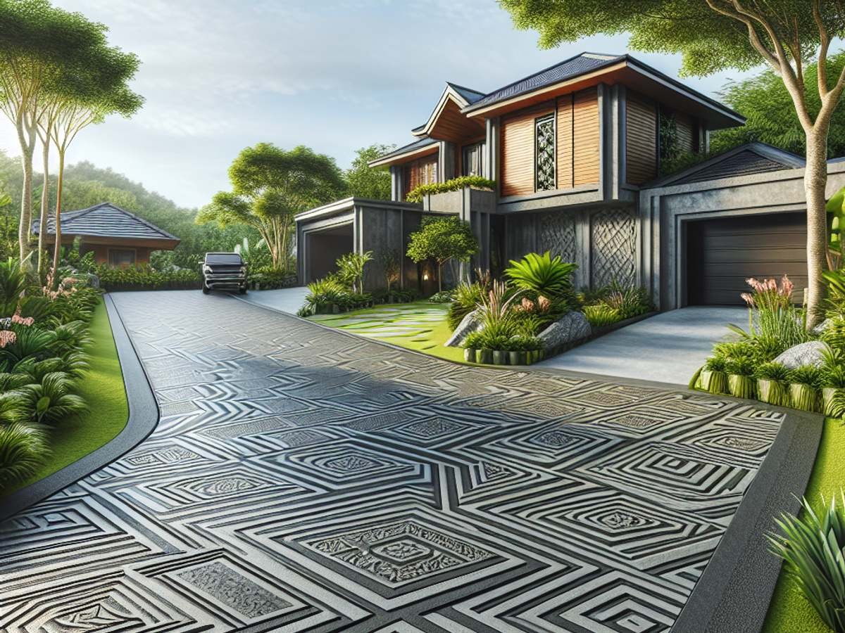 Benefits and Beauty of Patterned Concrete Driveways